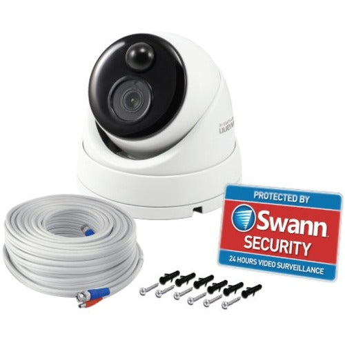 Swann PRO-1080MSD 2 Megapixel HD Surveillance Camera - Colour - 1 Pack - Dome Swann PRO-1080MSD 2 Megapixel HD Surveillance Camera - Colour - 1 Pack - Dome